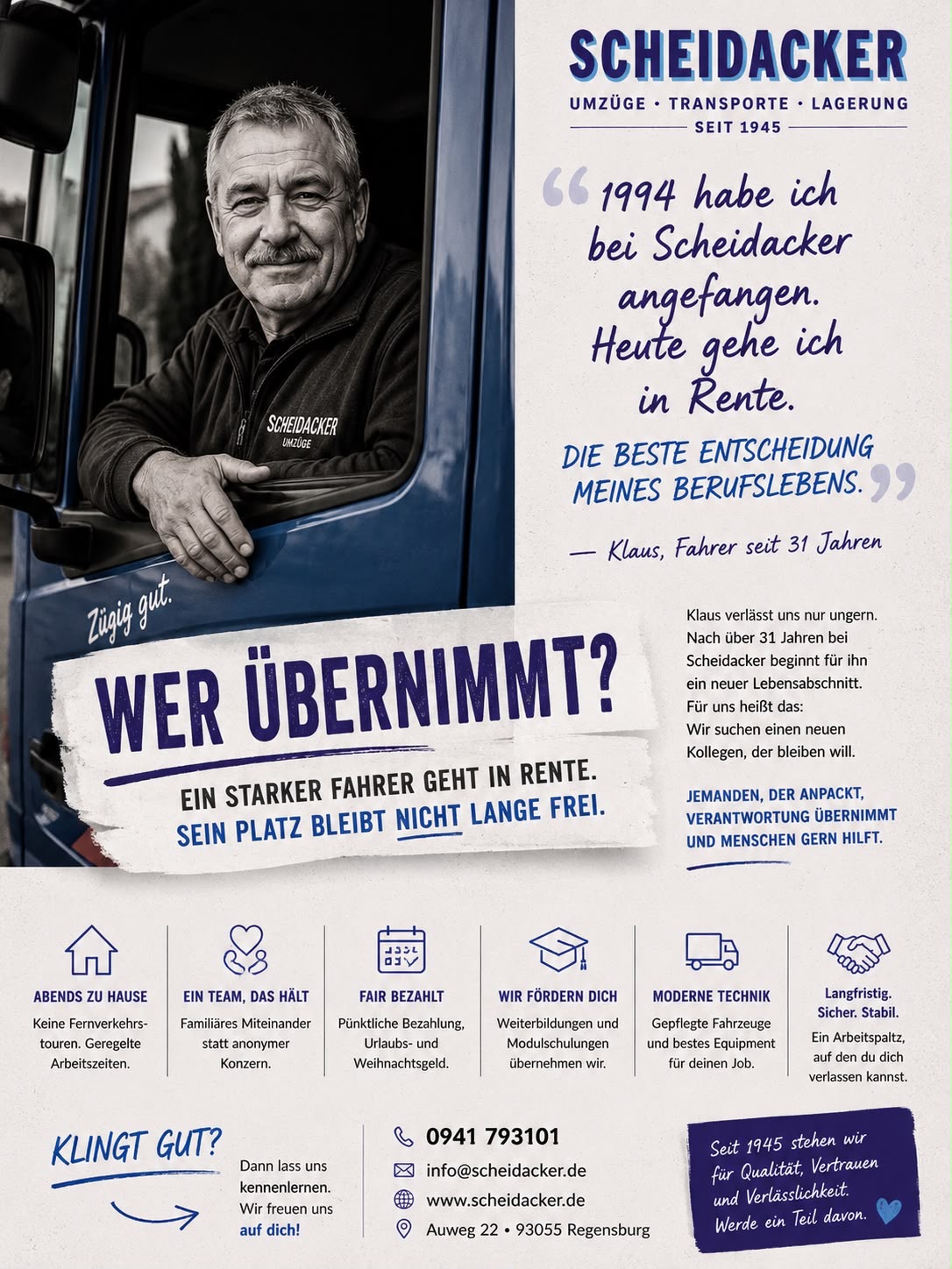 Stellenangebot LKW Kraftfahrer (m/w/d) in Regensburg Stellenangebot LKW Kraftfahrer (m/w/d) in Regensburg